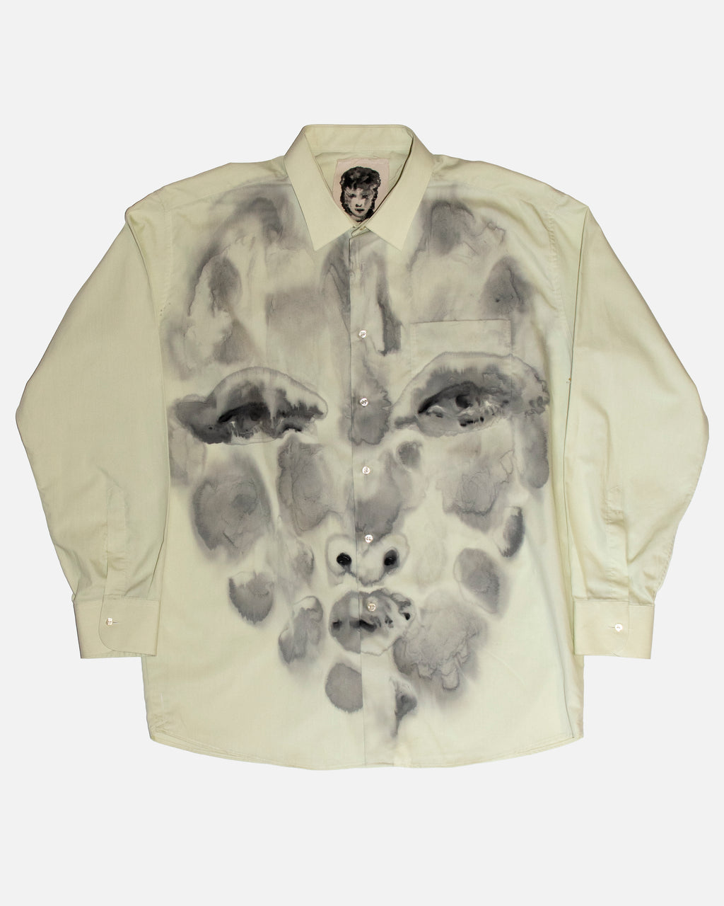 Hand-Painted Vintage Shirt by Nicasio Torres