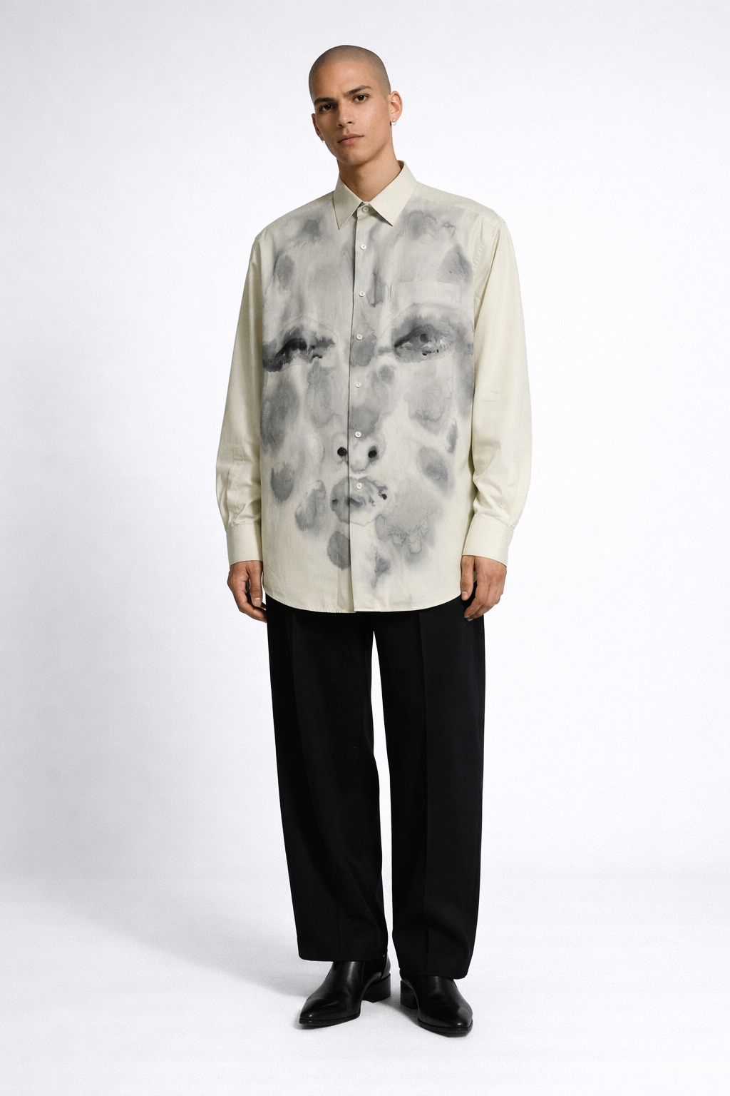 Hand-Painted Vintage Shirt by Nicasio Torres