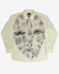 Hand-Painted Vintage Long-Sleeved Shirt