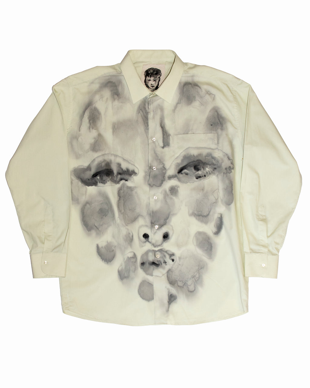 Hand-Painted Vintage Long-Sleeved Shirt (Prueba)