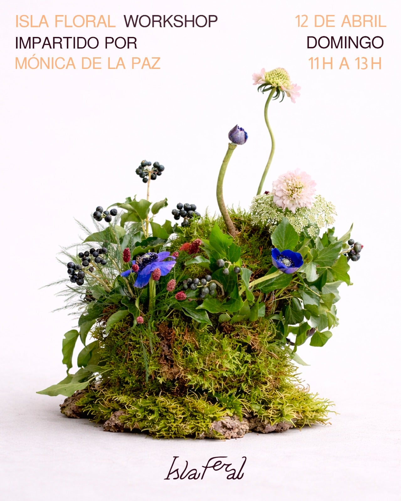 ISLA FLORAL 🌿 WORKSHOP - 12 Abril